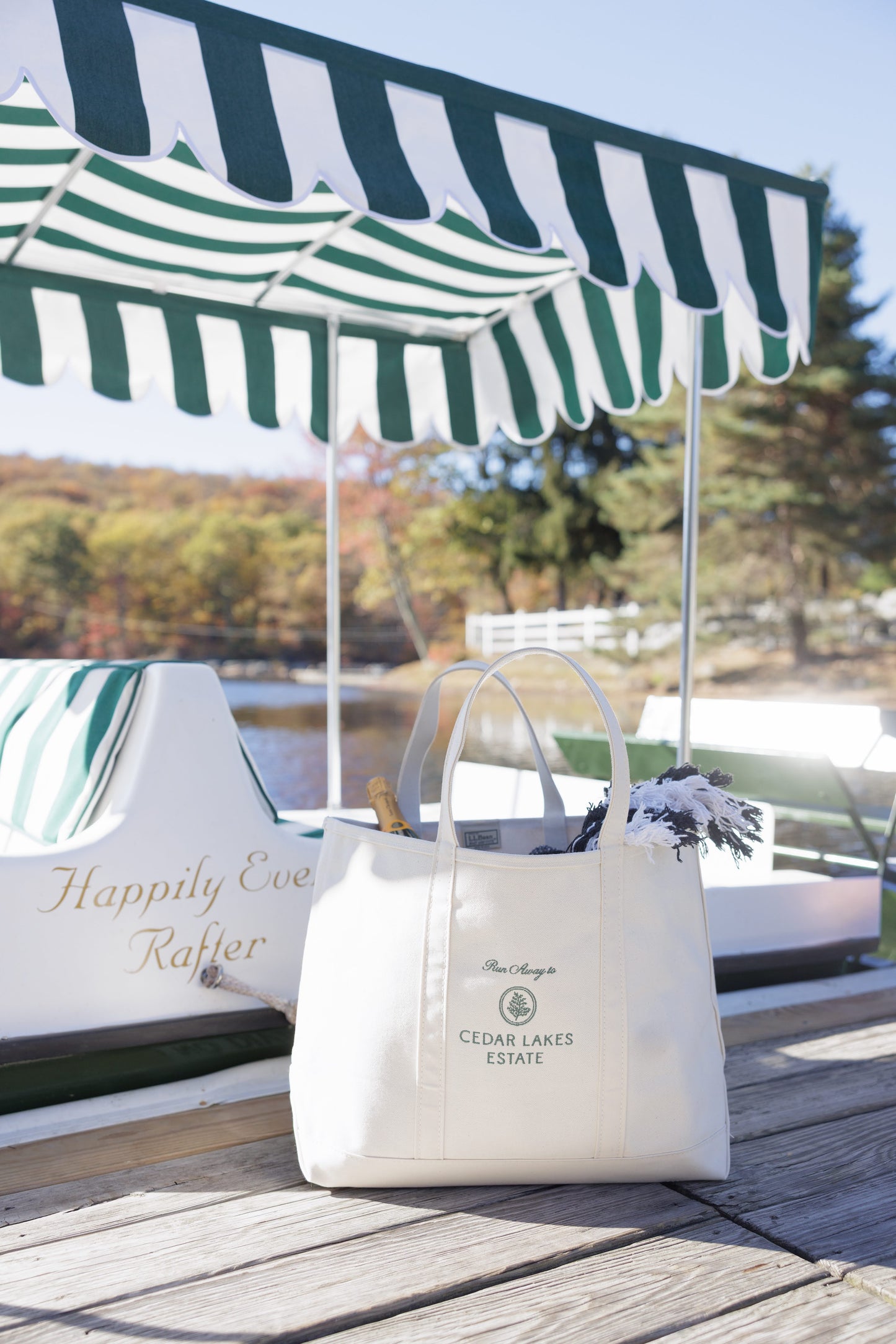 Run Away Boat + Tote Bag