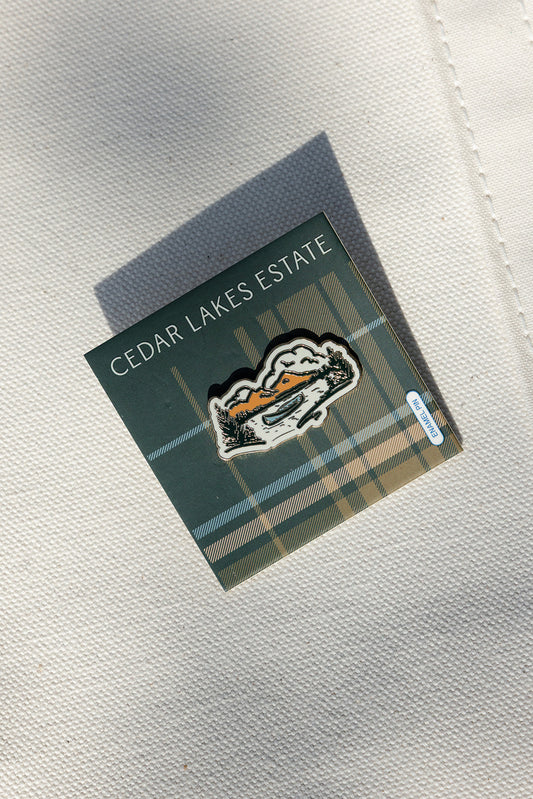 Lake Enamel Pin