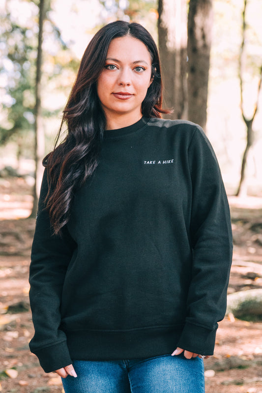 "Take A Hike" Organic Cotton Crewneck