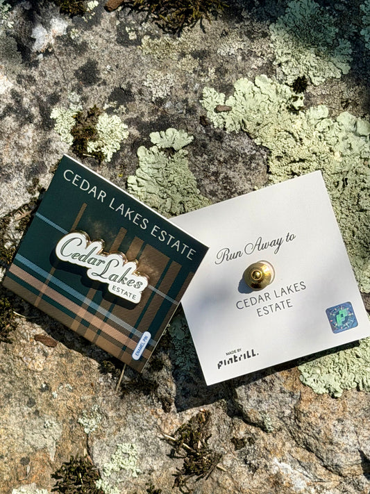 Cedar Lakes Estate Enamel Pin