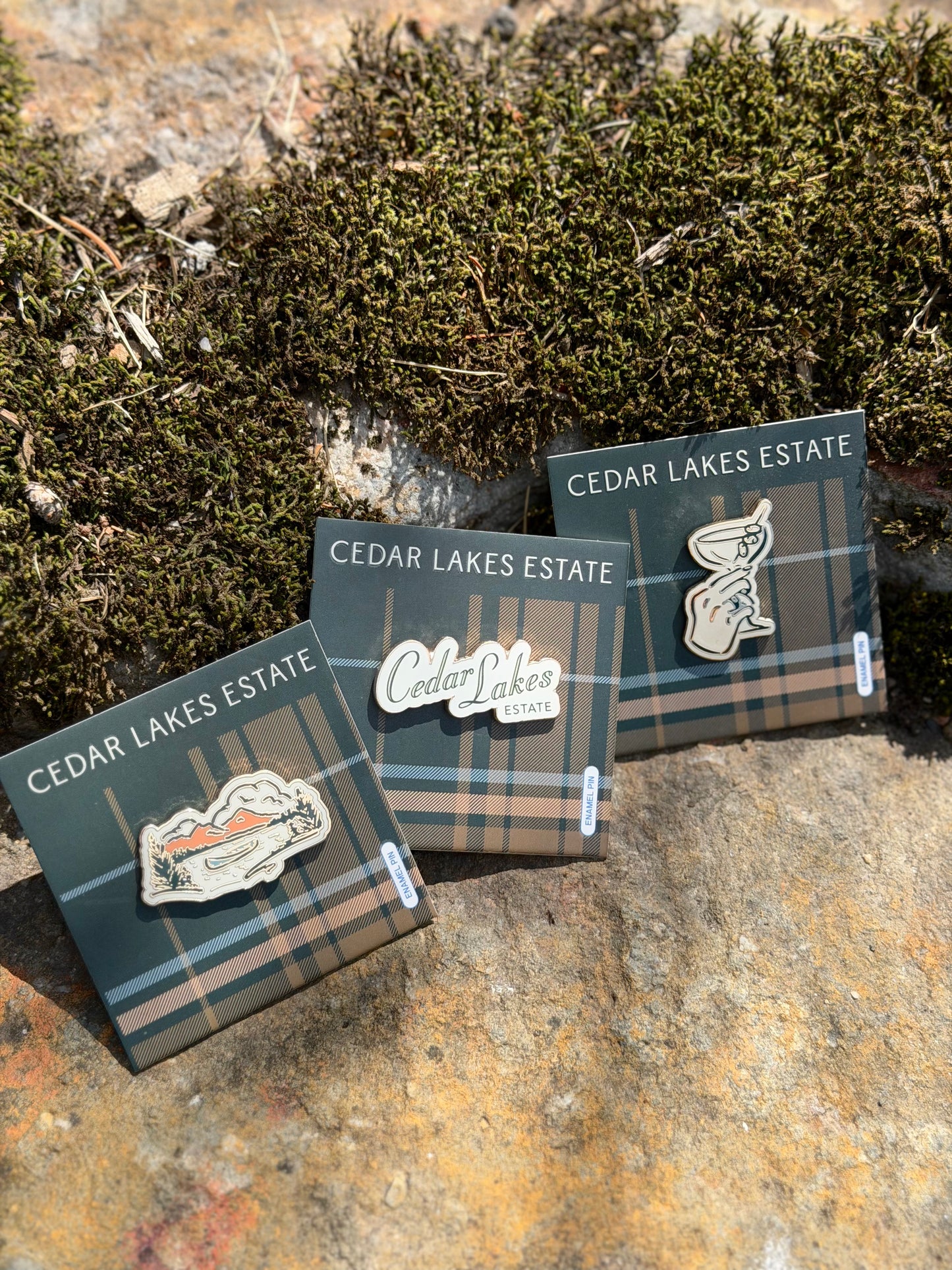 Cedar Lakes Estate Enamel Pin